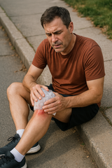 Retrouvez la liberté de mouvement après une chute : dites adieu aux douleurs au genou