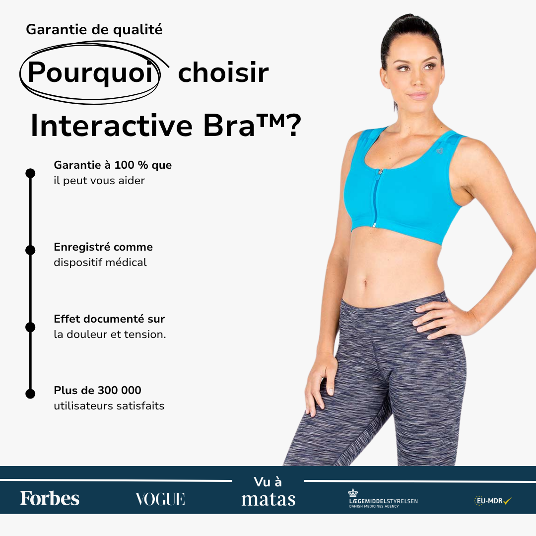 AlignMe Interactive Bra - Bleu