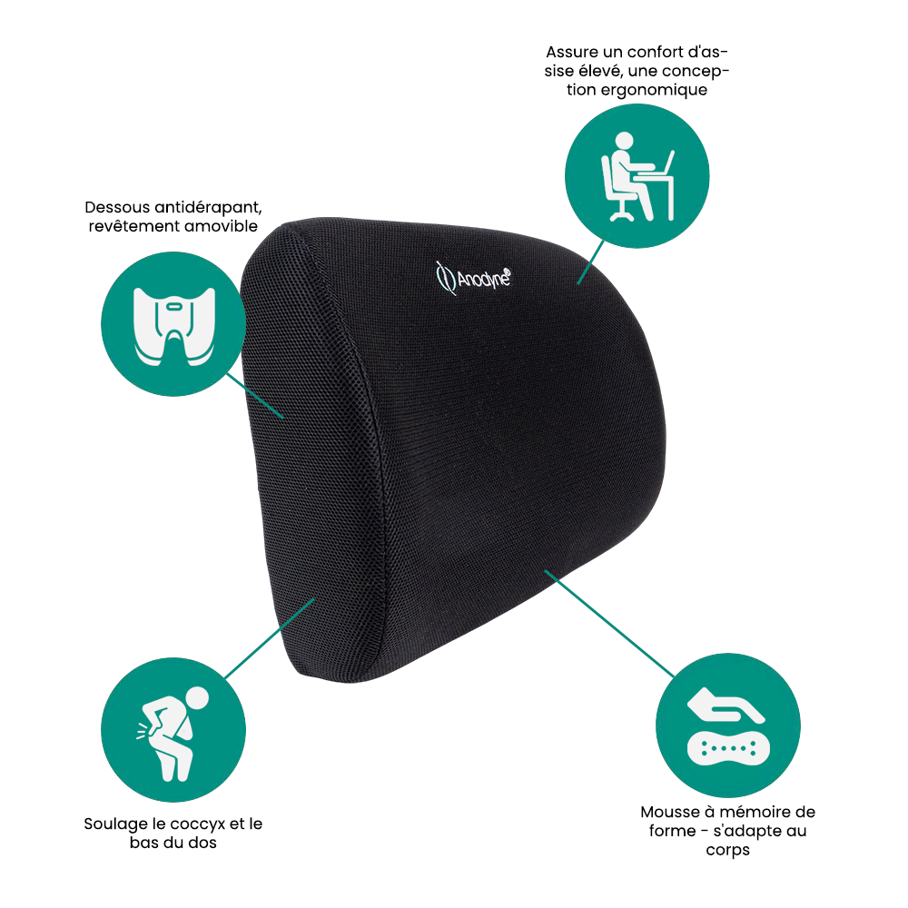 Coussin lombaire ergonomique