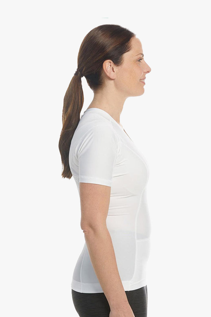 Women's Posture Shirt™ Zipper - Blanc B-STOCK