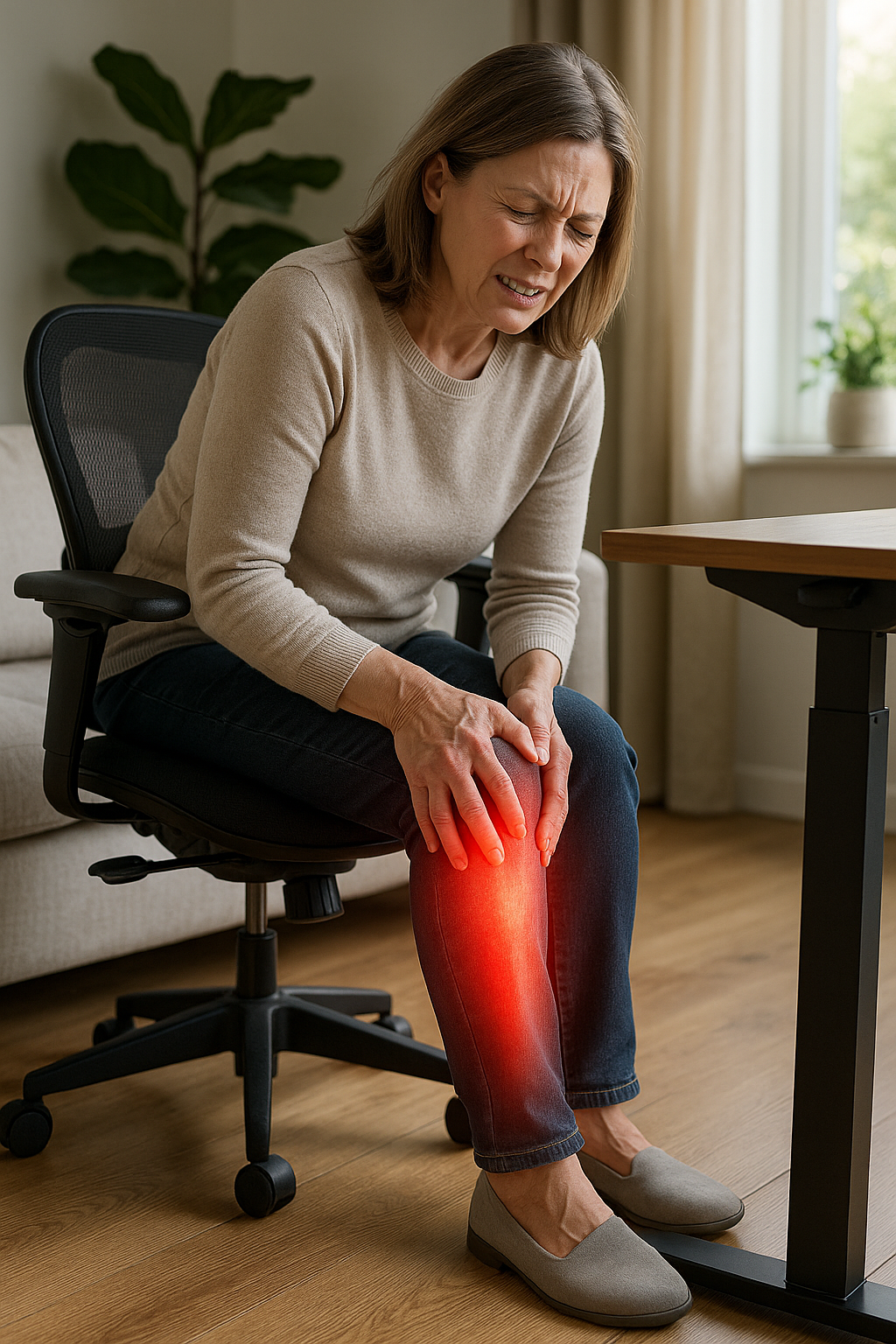 Soulagez la sensation de brûlure dans vos jambes avec des solutions ergonomiques innovantes