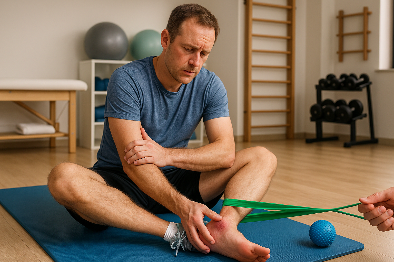 Lecteur de pratique : exercices efficaces pour une cheville foulée