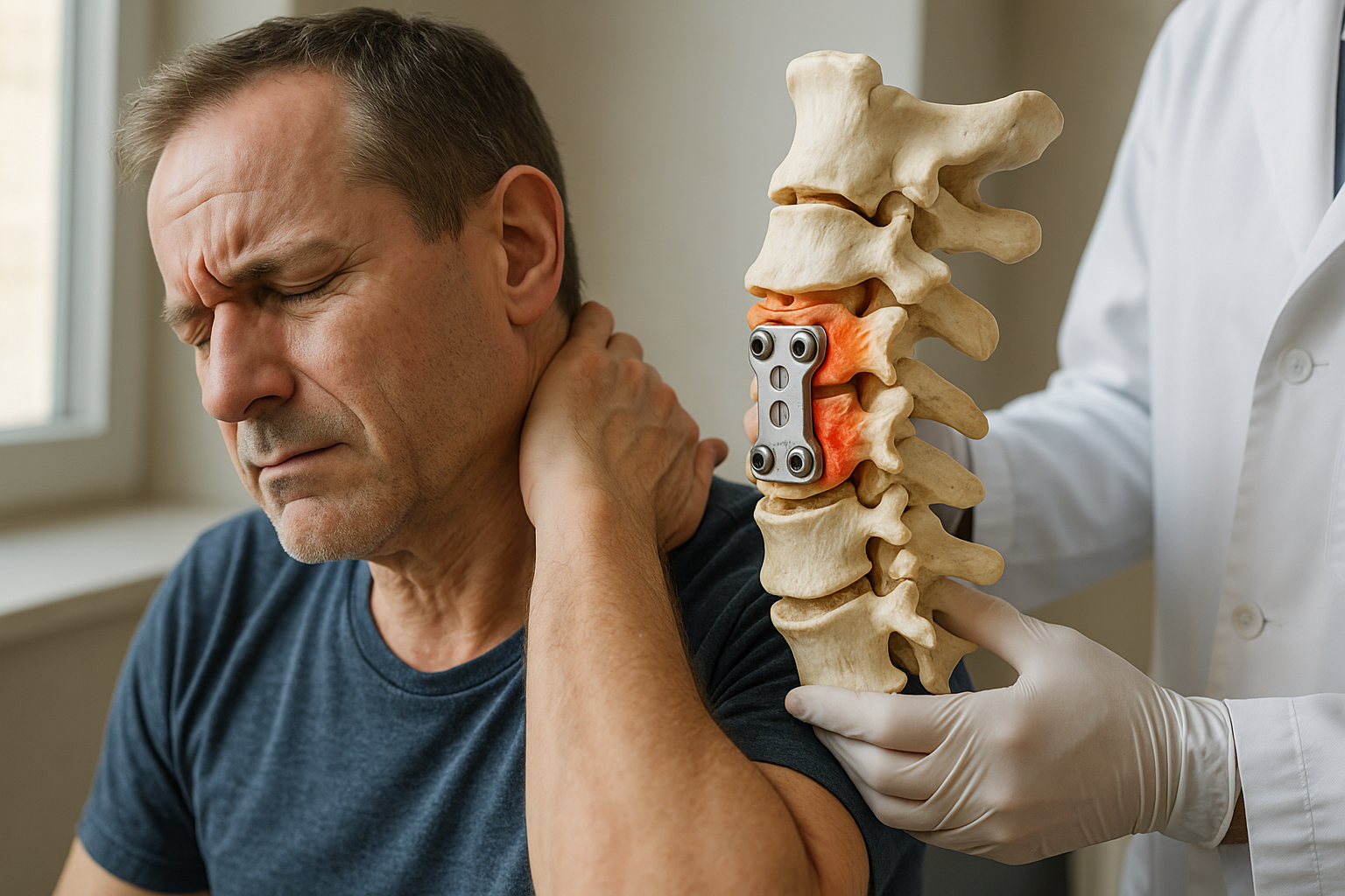 Libérez-vous de la douleur cervicale : découvrez l'arthrodèse et ses bienfaits