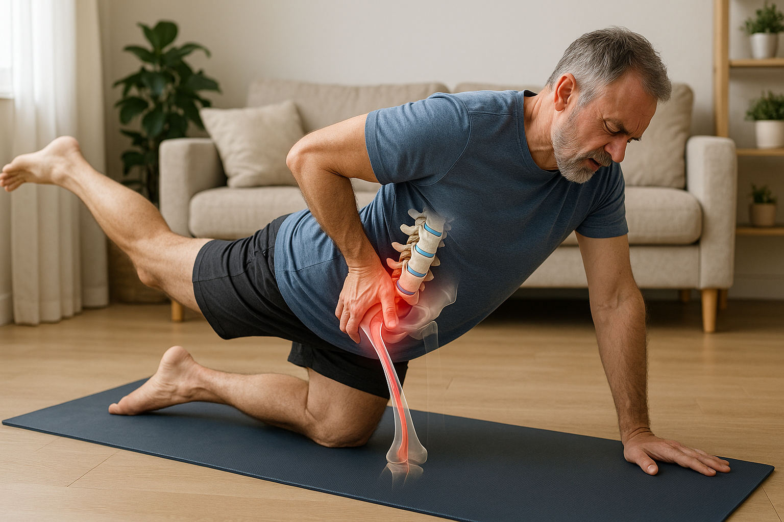 Libérez-vous de la douleur: exercices pour sciatique et hernie discale pour le lecteur de pratique