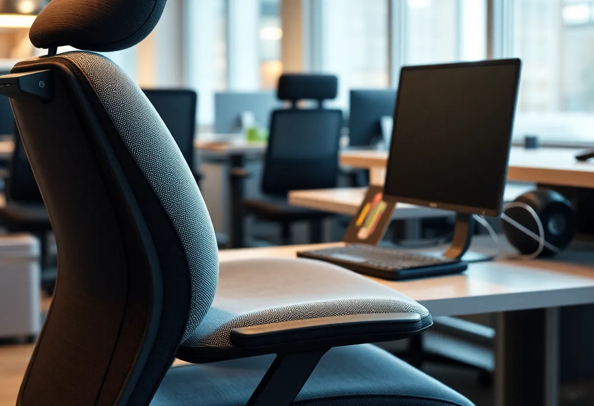 Confort ultime au travail avec un coussin de siège ergonomique