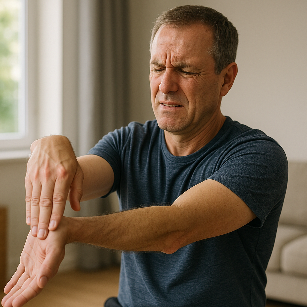 Libérez vos avant-bras : étirements essentiels pour le lecteur de pratique souffrant de tennis elbow
