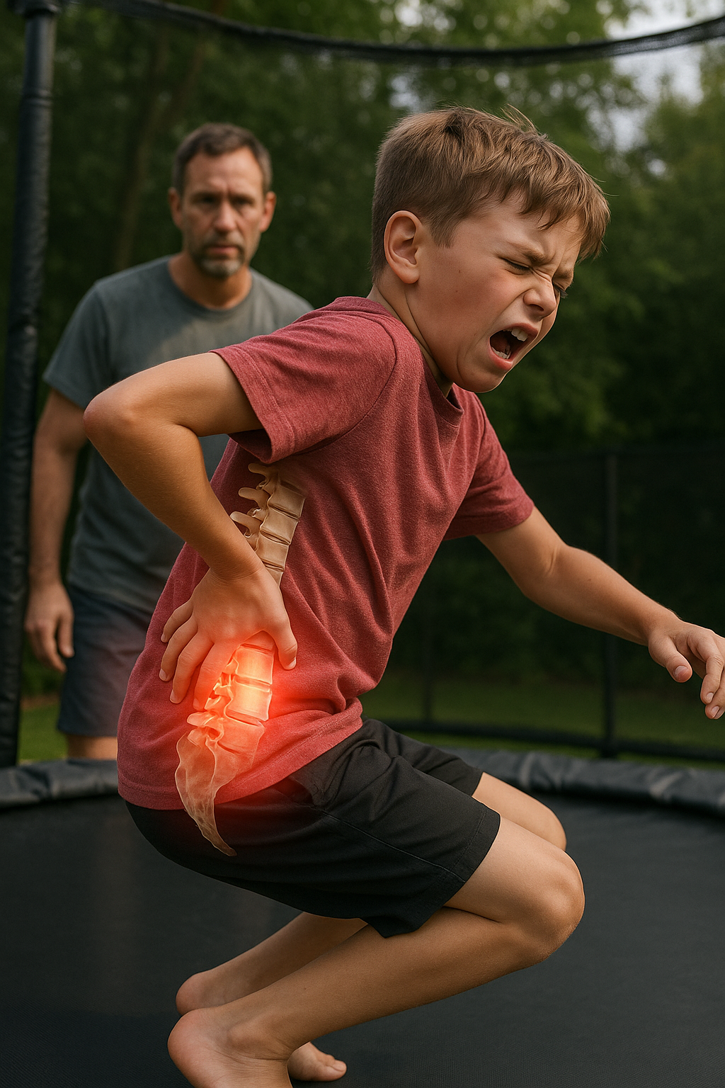 Le trampoline et le mal de dos chez l'enfant : un danger sous-estimé ?