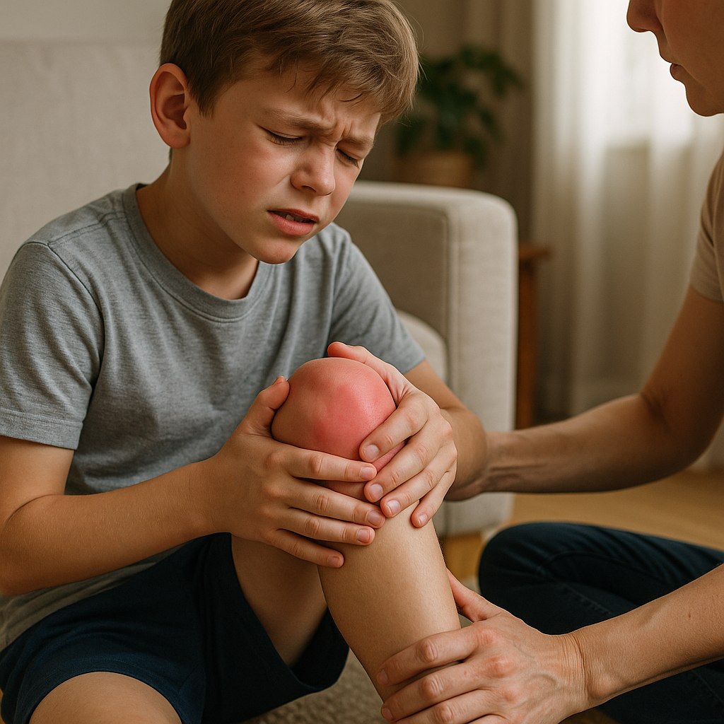 Soulager les douleurs au genou chez les enfants : conseils pratiques et prévention efficace