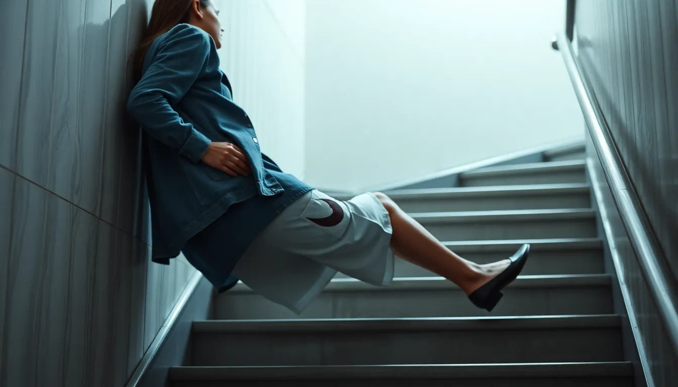 Soulager le mal de dos après une chute dans les escaliers : conseils et solutions efficaces