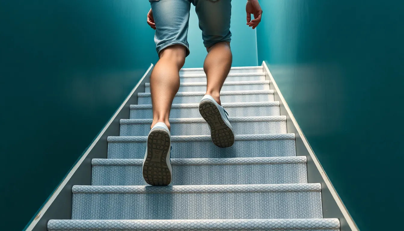 Soulagez vos genoux en descendant les escaliers : découvrez les causes et solutions efficaces
