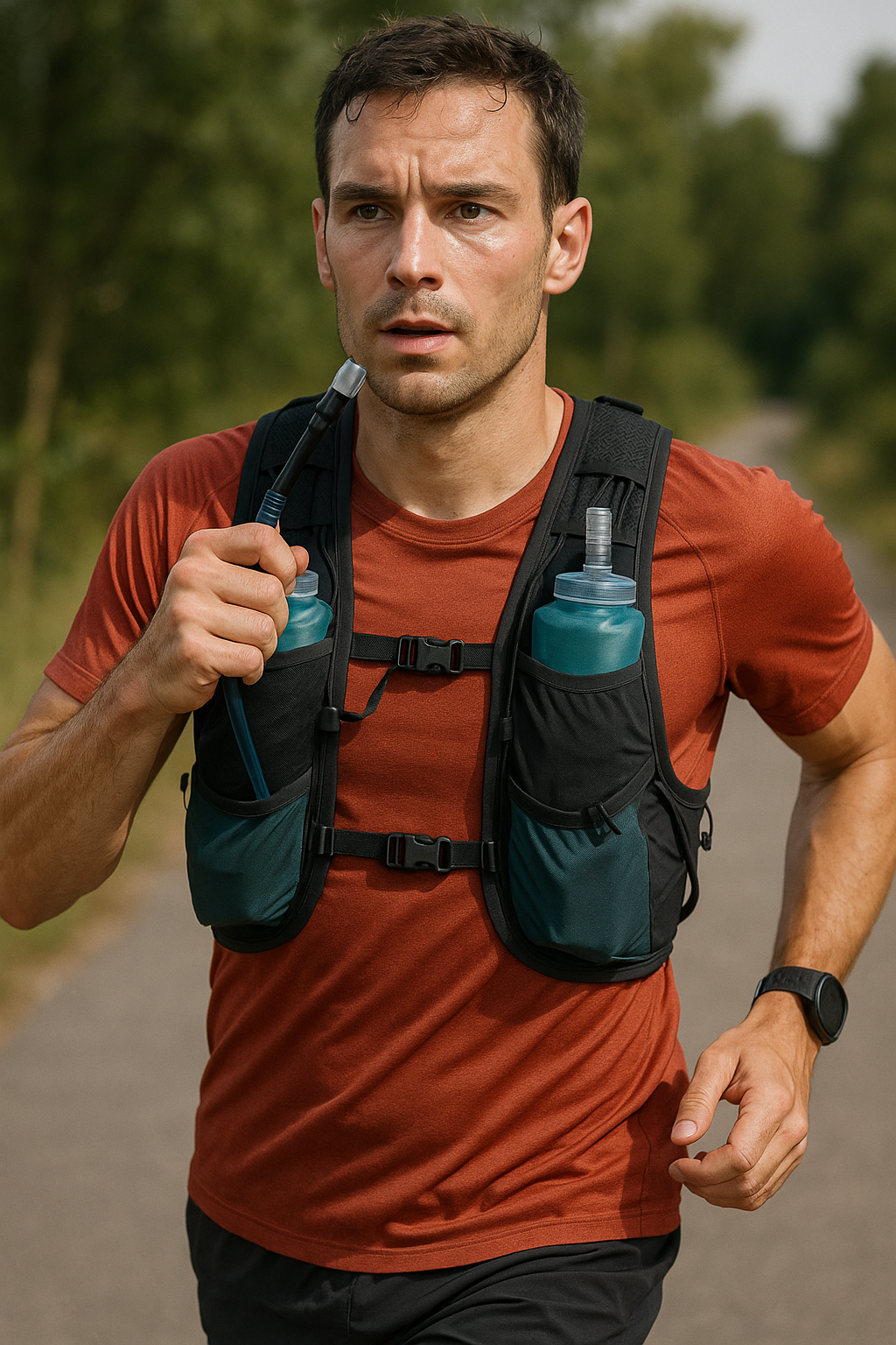Découvrez le compagnon idéal pour vos courses : le gilet d'hydratation