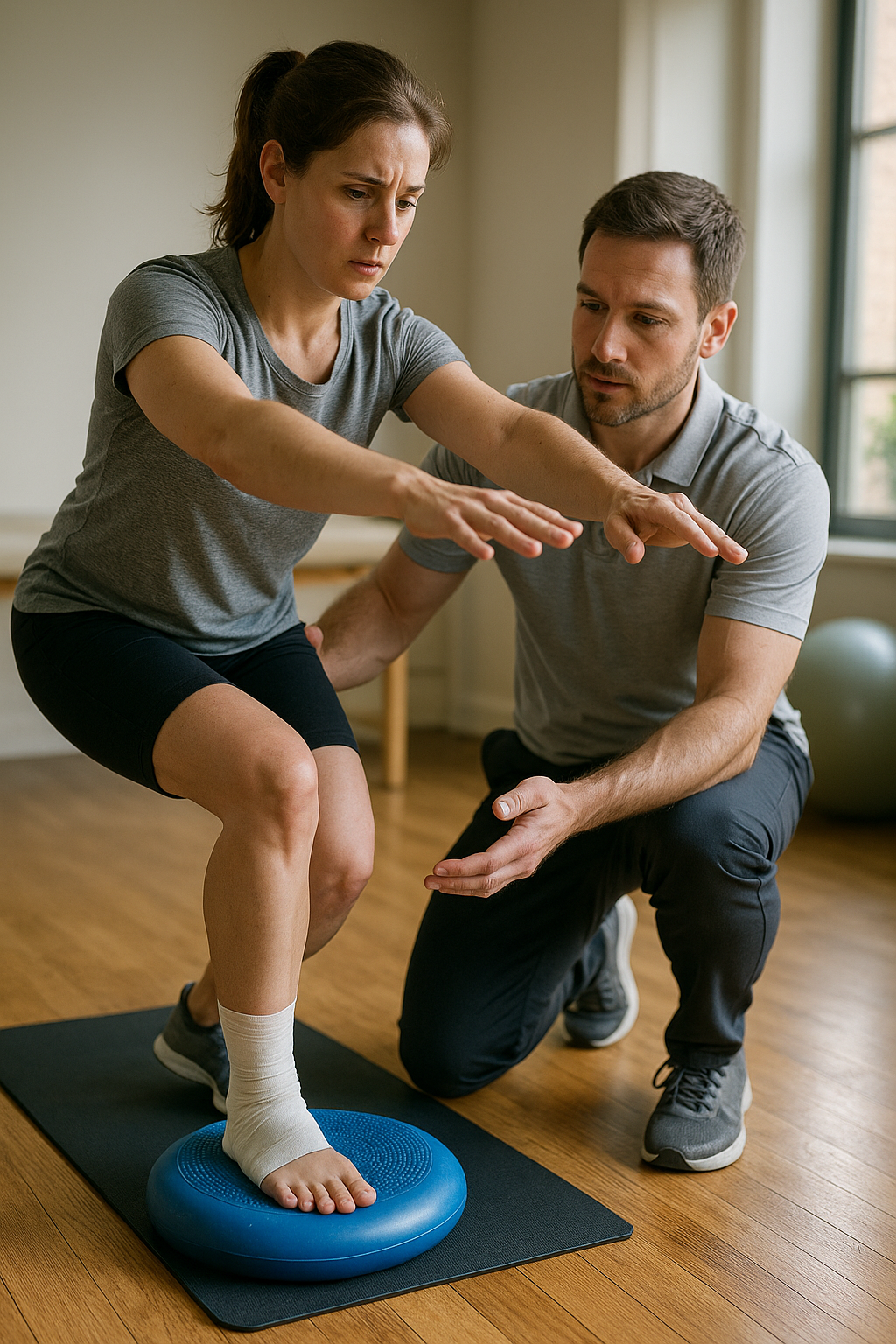 Lecteur de pratique découvrez les exercices essentiels pour une cheville foulée