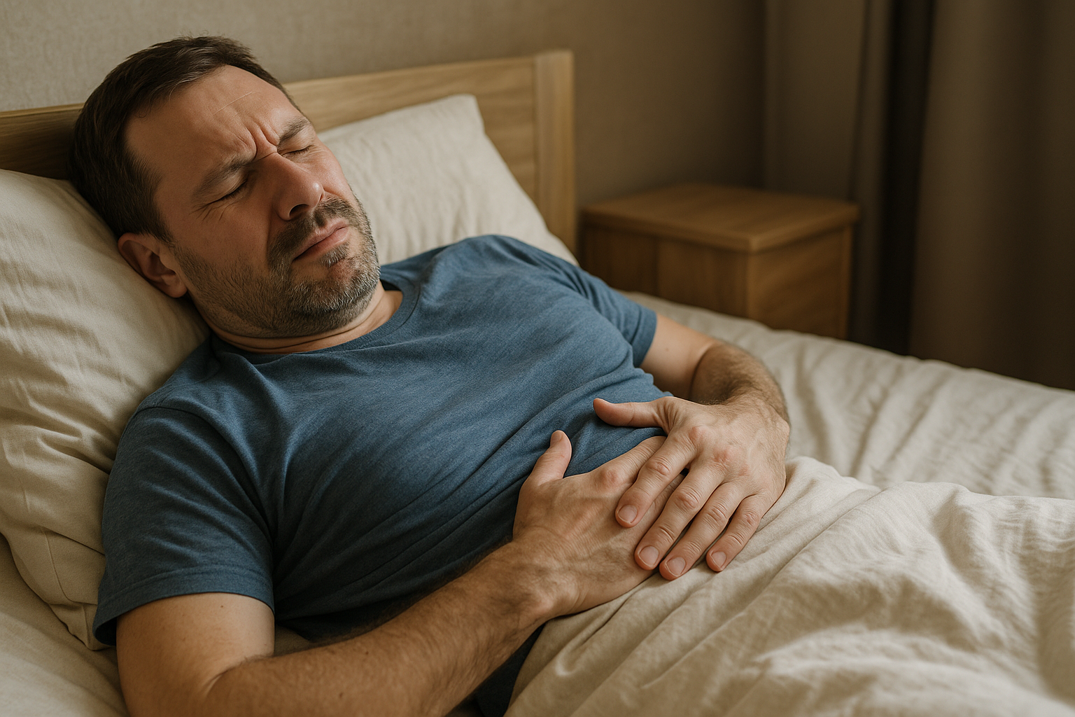 Soulager les douleurs abdominales en position allongée : astuces et solutions