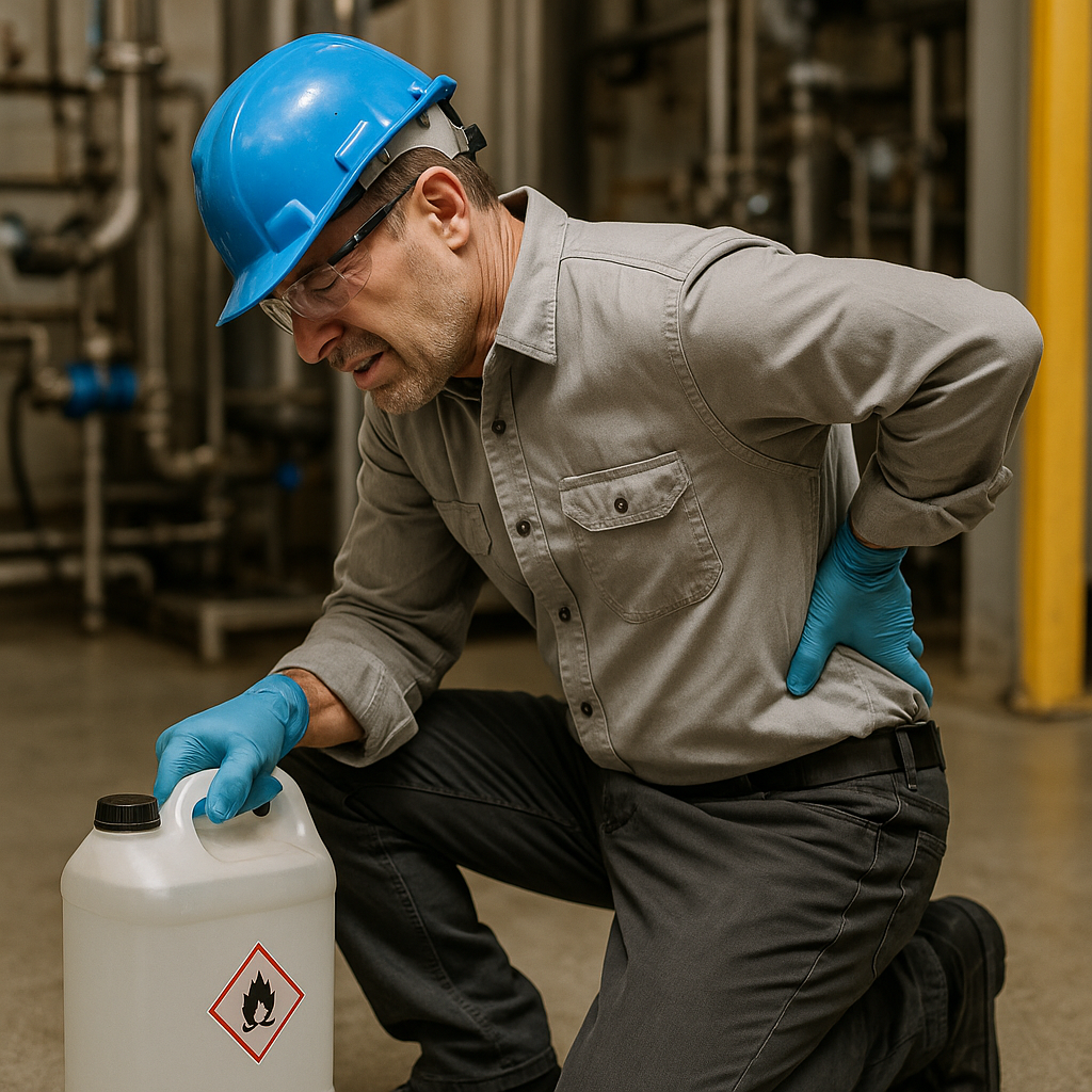 Évitez les douleurs dorsales au travail avec le peroxyde d'hydrogène : conseils et prévention