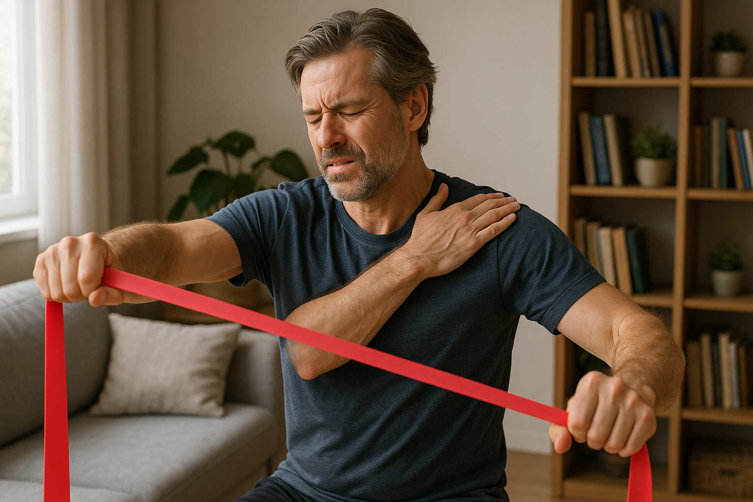 Éliminez les douleurs d'épaule avec des exercices d'élastique : guide du lecteur de pratique