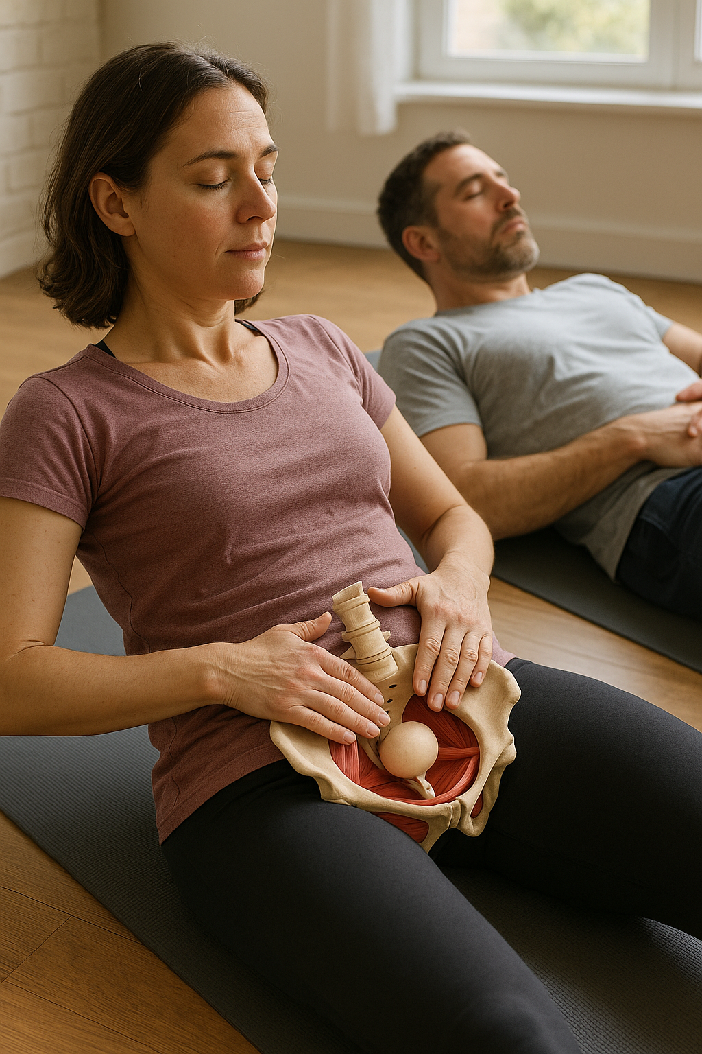 Renforcez votre bien-être avec des exercices du plancher pelvien pour débutants, lecteur de pratique