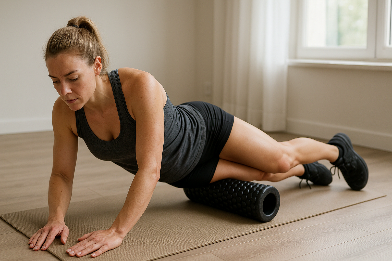Libérez vos cuisses : lecteur de pratique avec des foam roller øvelser pour un soulagement optimal