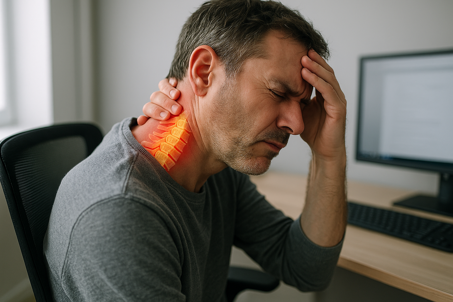 Soulagez vos maux de tête avec des solutions ergonomiques pour l'arthrose cervicale