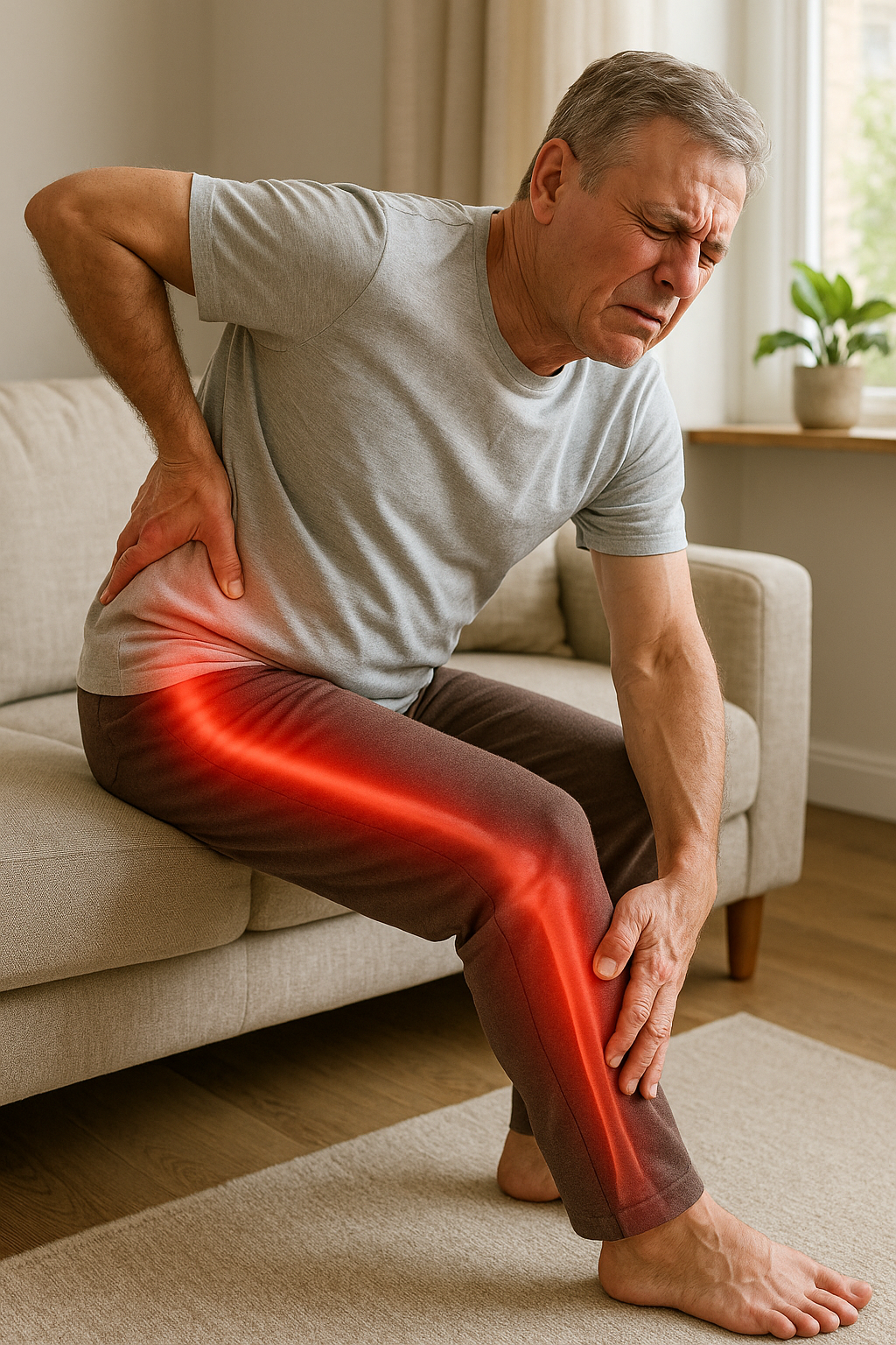 Décodez la douleur sciatique de la jambe gauche et ses symptômes cachés