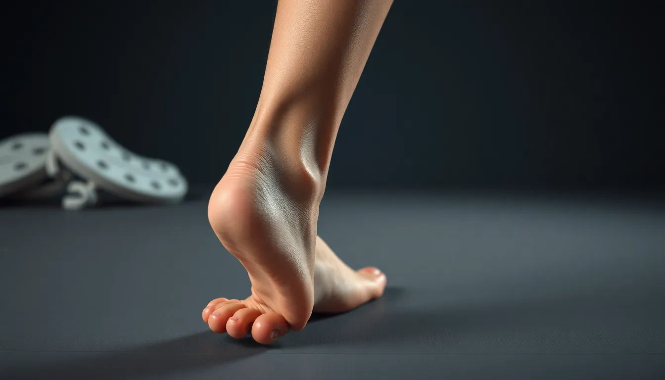 Des exercices efficaces pour le lecteur de pratique contre l'affaissement de l'avant-pied