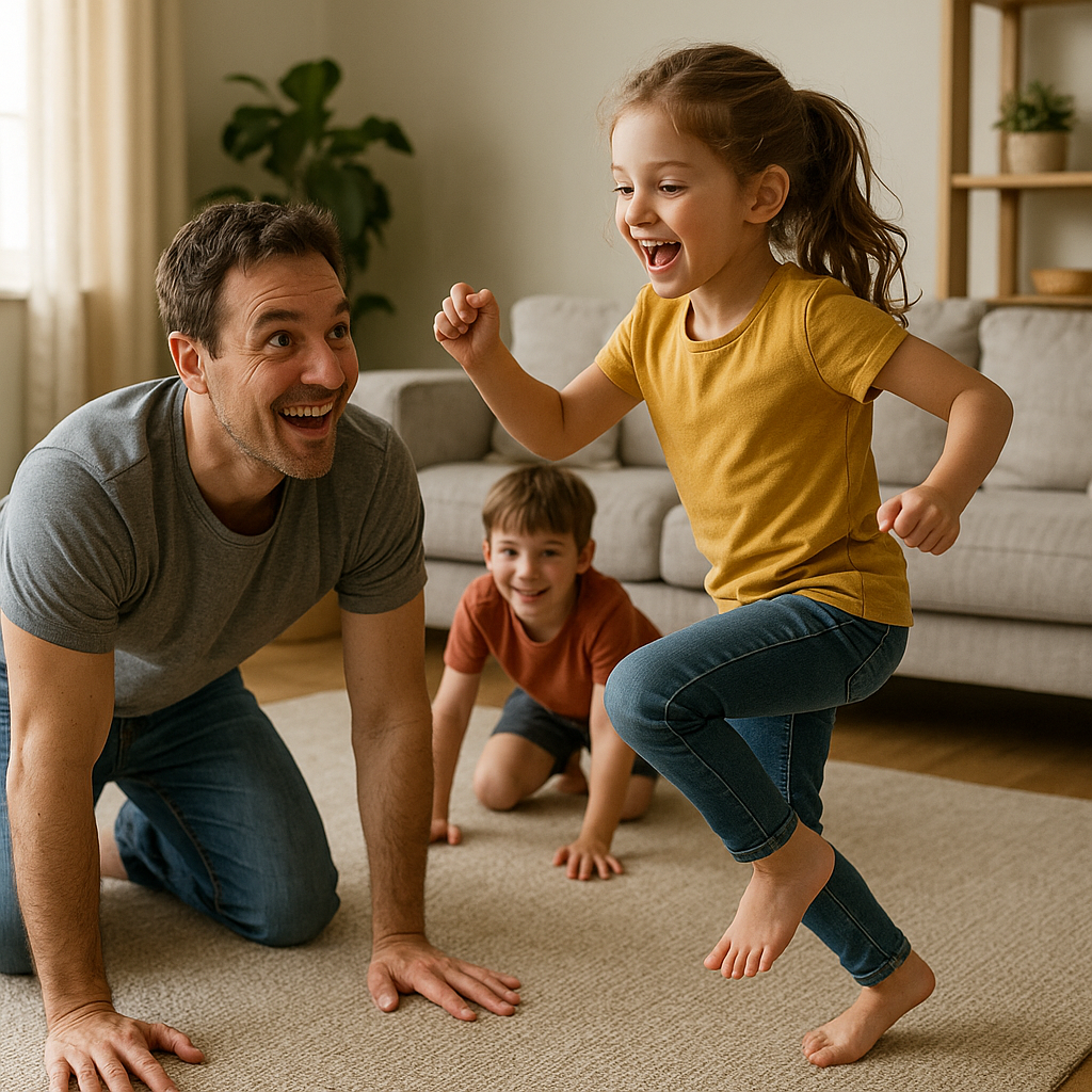 Bouger en s'amusant : des idées d'exercices pour enfants à la maison