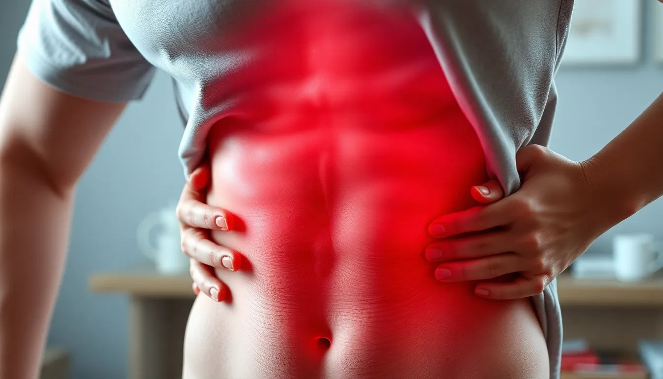 Soulagement des douleurs abdominales et lombaires: découvrez les solutions efficaces
