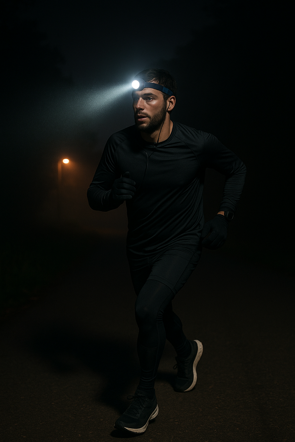 Courir dans l'obscurité : une aventure sensorielle sécurisée pour tous