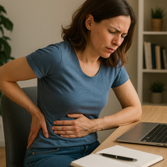 Soulagez vos douleurs à l'estomac et au bas du dos grâce à une meilleure posture