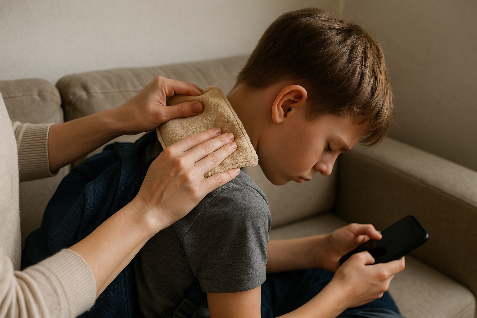 Comprendre et soulager les douleurs cervicales chez les enfants : conseils essentiels pour les parents