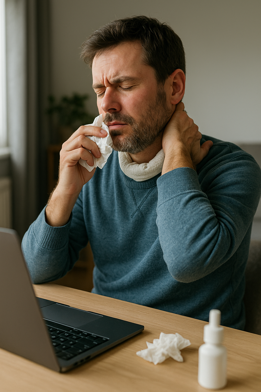 Soulagez les douleurs cervicales liées au rhume avec des solutions ergonomiques efficaces