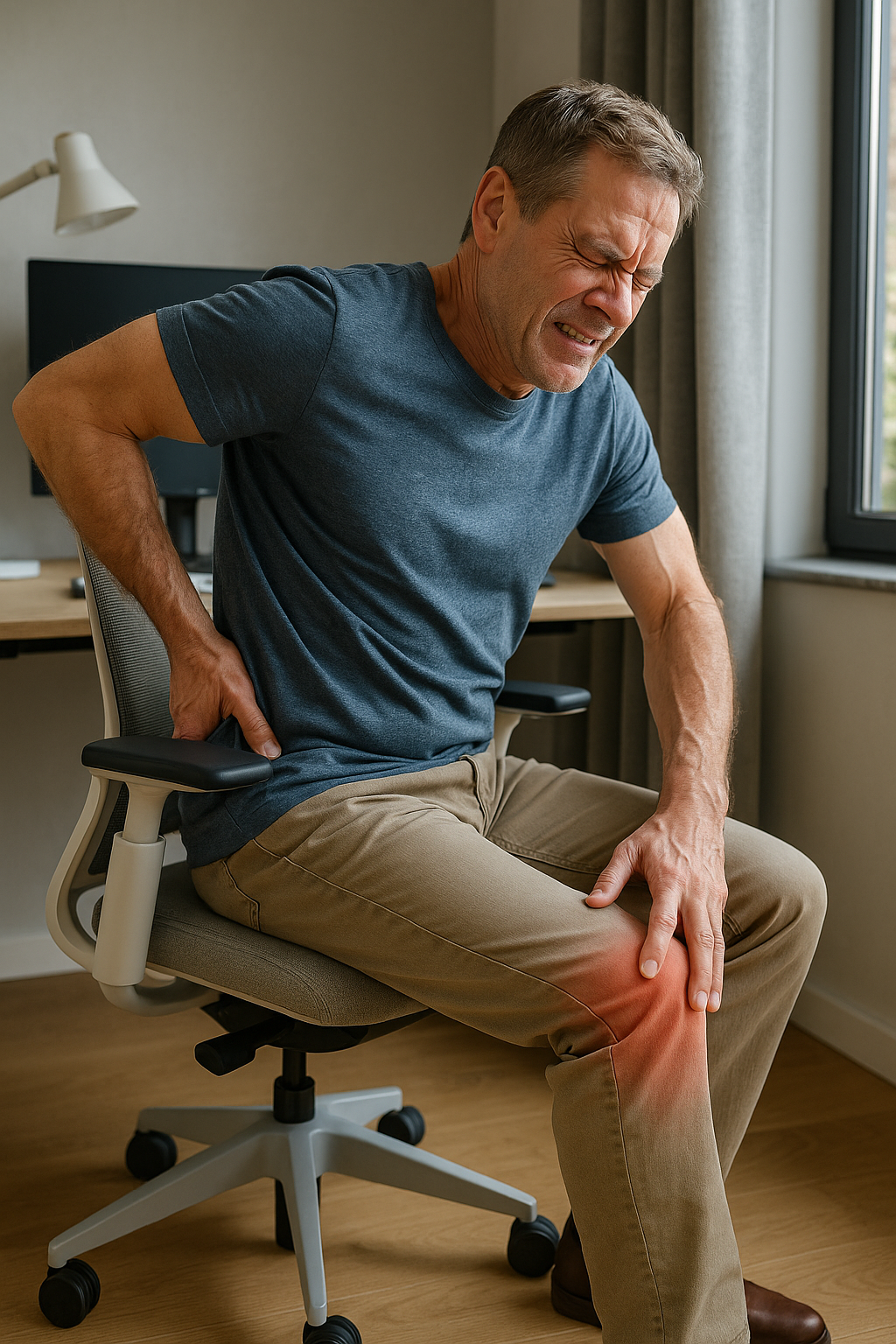 Soulagez la douleur lombaire irradiant dans les jambes avec des solutions ergonomiques innovantes