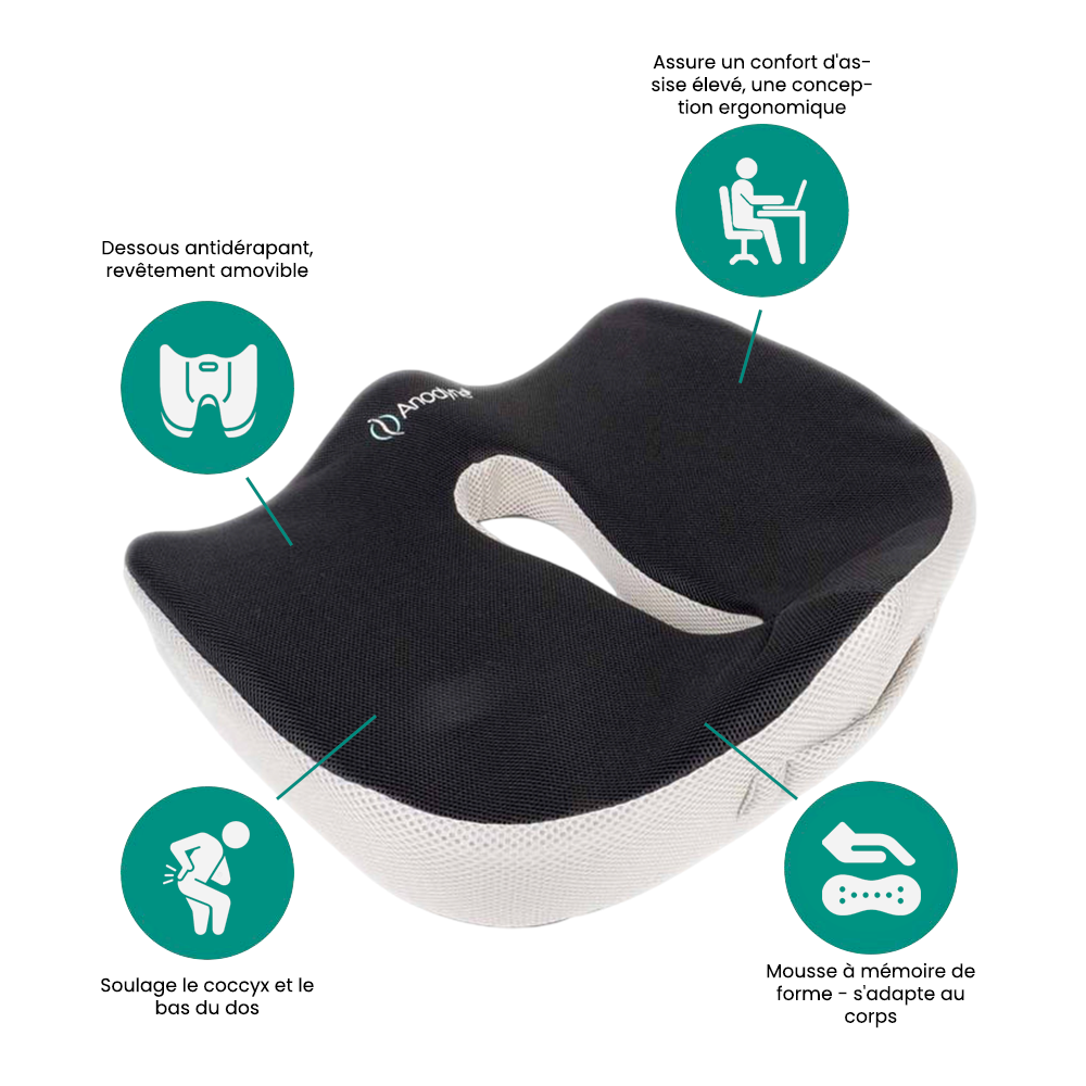 Coussin d'assise ergonomique