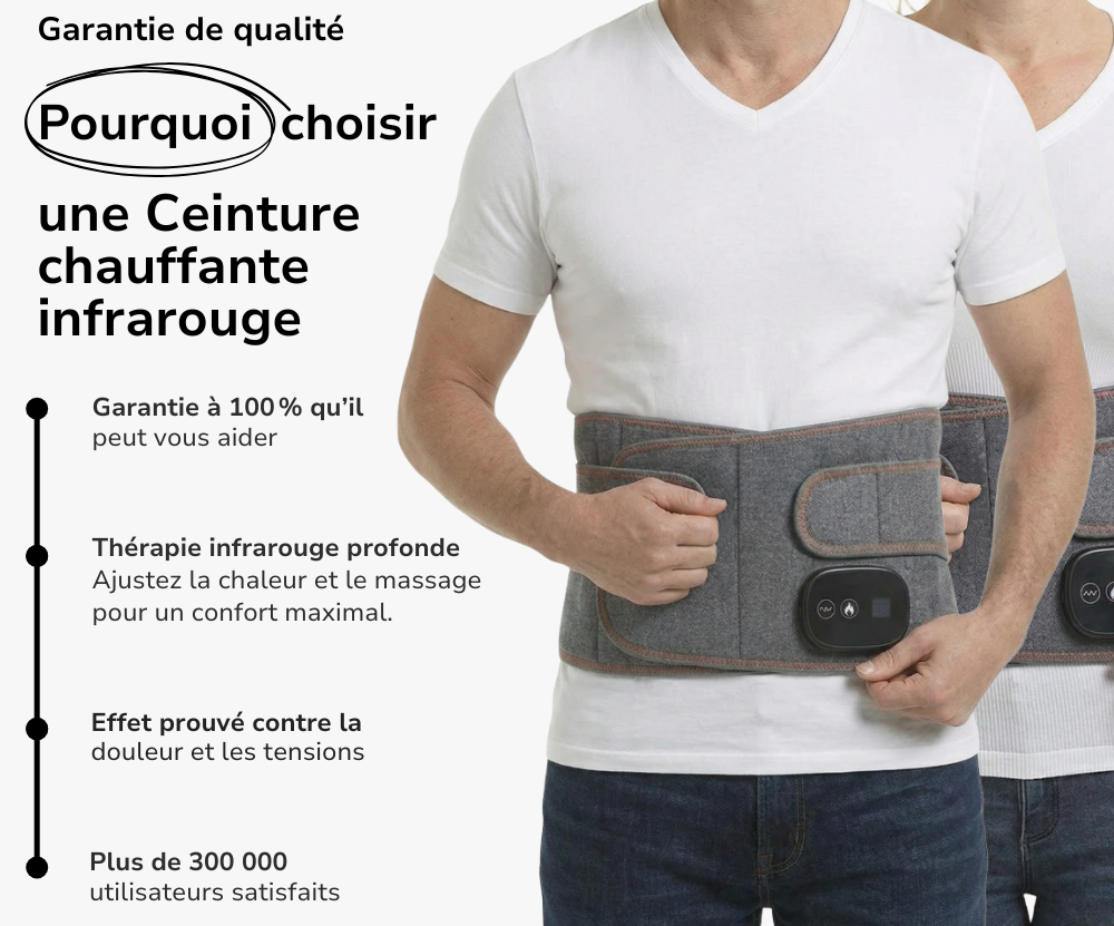 Ceinture chauffante infrarouge
