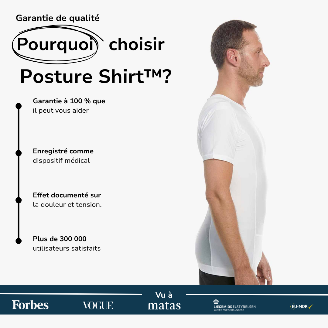 Men's Posture Shirt™ - Blanc