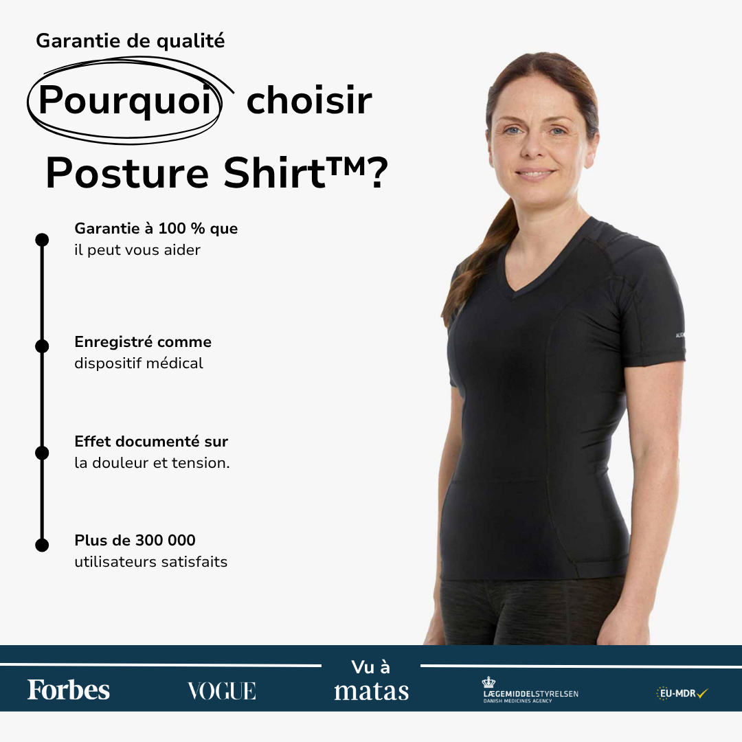 Women's Posture Shirt™ - Noir C-STOCK
